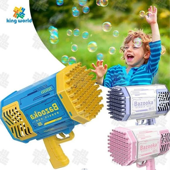 Bubble Machine Gun Mini Bubble Gun for Toddlers, Bubble Maker Blower Toys2 Pcs - Picture 7 of 16